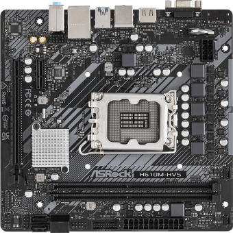 Материнская плата Asrock H610M-HVS Soc-1700 Intel H610 2xDDR4 mATX AC`97 8ch(7.1) GbLAN+VGA+HDMI - купить недорого с доставкой в интернет-магазине