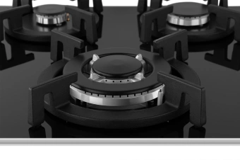 Газовая варочная поверхность Weissgauff HGG 451 BGV черный - купить недорого с доставкой в интернет-магазине