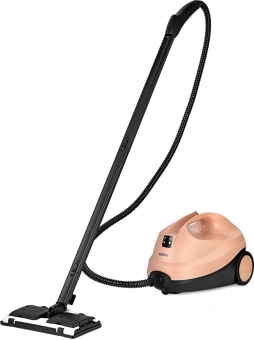 Пароочиститель напольный Kitfort КТ-9188 2000Вт бежевый/черный - купить недорого с доставкой в интернет-магазине