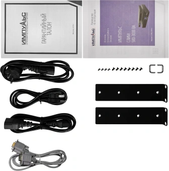 Источник бесперебойного питания Импульс Слим 500 300Вт 500ВА черный - купить недорого с доставкой в интернет-магазине