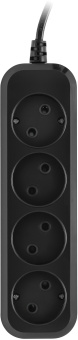 Сетевой удлинитель SunWind SW-PE41-B 1.5м (4 розетки) черный (коробка) - купить недорого с доставкой в интернет-магазине