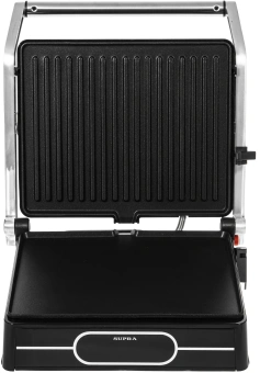 Электрогриль Supra GS-7410 черный/серебристый - купить недорого с доставкой в интернет-магазине