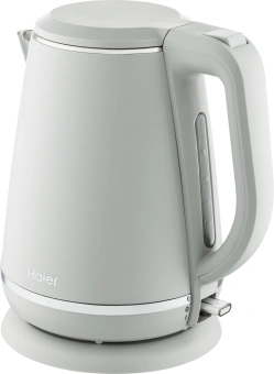 Чайник электрический Haier HK-502 1.5л. 3000Вт серый корпус: нерж.сталь/пластик (TD0029960RU) - купить недорого с доставкой в интернет-магазине