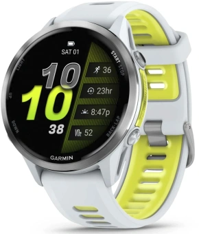 Смарт-часы Garmin Forerunner 970 47мм 1.4" AMOLED корп.серый рем.серый (010-02969-11) - купить недорого с доставкой в интернет-магазине