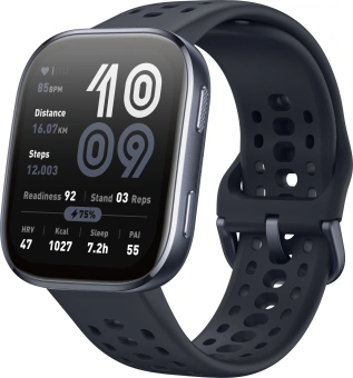Смарт-часы Amazfit Bip 6 A2435 1.97" TFT корп.черный рем.черный разм.брасл.:130-195 мм (1747004) - купить недорого с доставкой в интернет-магазине