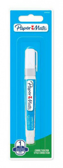 Ручка корректор Paper Mate Liquid Paper 2118931 на основе растворителя шариковый белый 7мл - купить недорого с доставкой в интернет-магазине