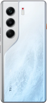 Смартфон Tecno Camon 40 Pro 5G 256Gb 8Gb белый ледяной моноблок 3G 4G 2Sim 6.78" 1080x2436 Android 15 50Mpix 802.11 a/b/g/n/ac/ax NFC GPS GSM900/1800 GSM1900 Protect FM - купить недорого с доставкой в интернет-магазине