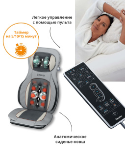 Массажная накидка Beurer MG320 35Вт серый (648.09) - купить недорого с доставкой в интернет-магазине