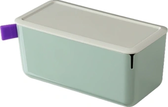 Короб для хранения Deli XDM10green 1отд. 212x105x93.5мм зеленый/серый пластик - купить недорого с доставкой в интернет-магазине
