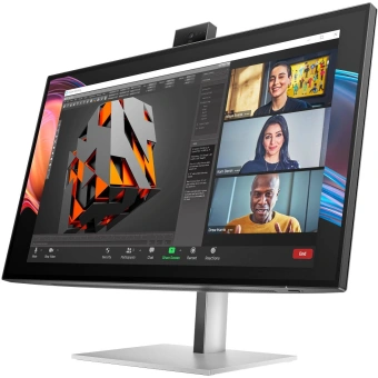Монитор HP 27" Series 7 Pro 727pm черный IPS LED 5ms 16:9 HDMI M/M Cam матовая HAS Piv 2000:1 400cd 178гр/178гр 3840x2160 60Hz FreeSync Premium DP 4K USB 7кг - купить недорого с доставкой в интернет-магазине