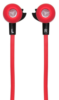 Гарнитура вкладыши Оклик HS-S-210 1.2м красный проводные в ушной раковине (D1R) - купить недорого с доставкой в интернет-магазине