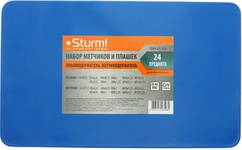 Набор метчиков/плашек Sturm! 1065-03-S24 в комплекте 24 предмета жесткий кейс - купить недорого с доставкой в интернет-магазине