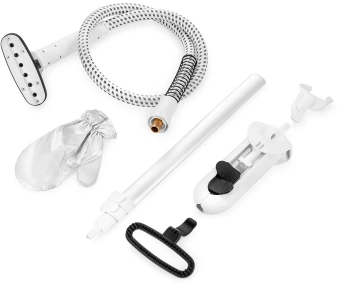 Отпариватель напольный Kitfort КТ-9155 2200Вт белый/черный - купить недорого с доставкой в интернет-магазине