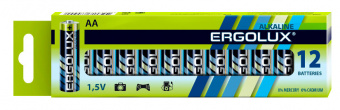 Батарея Ergolux Alkaline LR6 BP-12 AA 2700mAh (12шт) коробка - купить недорого с доставкой в интернет-магазине