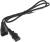 Шнур питания Hyperline PWC-IEC13-IEC14-1.0-BK C13-С14 проводник.:3x0.75мм2 1м 230В 10А (упак.:1шт) черный - купить недорого с доставкой в интернет-магазине
