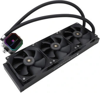 Система водяного охлаждения Thermalright Frozen Prism 360 Soc-AM5/AM4/1151/1200/2066/1700 черный 4-pin 27dB Al Ret (F-PRISM-360-BL) - купить недорого с доставкой в интернет-магазине
