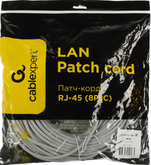 Патч-корд Premier PP12-20M 1000Гбит/с UTP 4 пары cat.5E CCA molded 20м серый RJ-45 (m)-RJ-45 (m) - купить недорого с доставкой в интернет-магазине