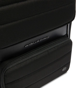 Рюкзак мужской Piquadro Oberon CA7279W150/N черный нейлон/натур.кожа - купить недорого с доставкой в интернет-магазине