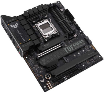 Материнская плата Asus TUF GAMING X670E-PLUS SocketAM5 AMD X670 4xDDR5 ATX AC`97 8ch(7.1) 2.5Gg RAID+HDMI+DP - купить недорого с доставкой в интернет-магазине