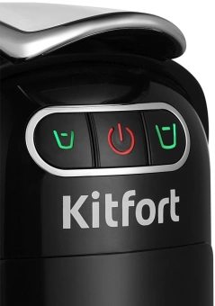 Кофемашина Kitfort КТ-7508 1400Вт серебристый/черный - купить недорого с доставкой в интернет-магазине