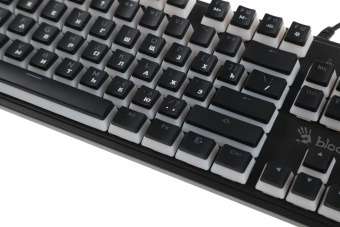 Клавиатура A4Tech S510RP механическая черный USB for gamer LED (S510RP PUDDING BLACK/BLMS RED) кабель 1.8м - купить недорого с доставкой в интернет-магазине