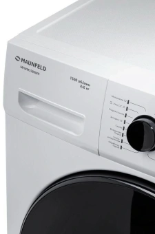 Стиральная машина Maunfeld MFWM1586WH класс: A загр.фронтальная макс.:8кг (с сушкой) белый инвертер - купить недорого с доставкой в интернет-магазине