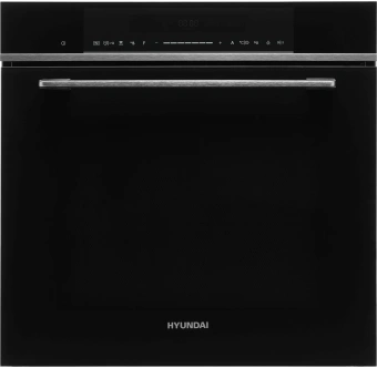 Духовой шкаф Электрический Hyundai HMEO 6780 DX черное стекло/серебристый - купить недорого с доставкой в интернет-магазине