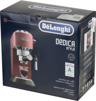 Кофеварка рожковая Delonghi EC685.R 1350Вт красный - купить недорого с доставкой в интернет-магазине