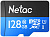 Флеш карта microSDXC 128GB Netac NT02P500STN-128G-R P500 + adapter