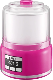Мороженица Kitfort КТ-1851 20Вт 2000мл. розовый - купить недорого с доставкой в интернет-магазине