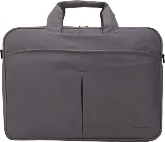 Сумка для ноутбука 15.6" Continent CC-012 серый нейлон/полиэстер (CC-012 GREY) - купить недорого с доставкой в интернет-магазине