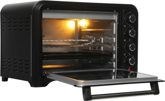 Мини-печь Hyundai MIO-HY105 45л. 2000Вт черный - купить недорого с доставкой в интернет-магазине