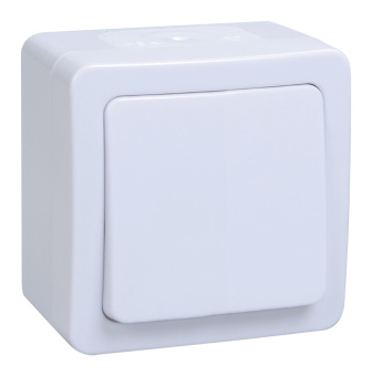 Выключатель IEK Гермес Plus откр. 1кл. IP54 белый (упак.:1шт) (EVMP10-K01-10-54-EC) - купить недорого с доставкой в интернет-магазине