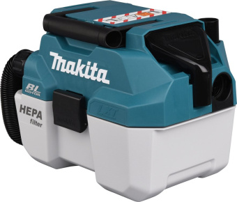 Строительный пылесос Makita DVC750LZ (уборка: сухая/влажная) синий - купить недорого с доставкой в интернет-магазине