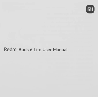 Гарнитура внутриканальные Xiaomi Redmi Buds 6 Lite синий беспроводные bluetooth в ушной раковине (BHR8660GL) - купить недорого с доставкой в интернет-магазине