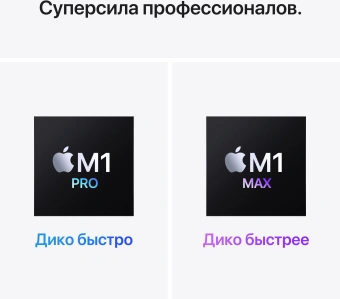 Ноутбук Apple MacBook Pro A2442 M1 Pro 10 core 16Gb SSD1Tb/16 core GPU 14.2" Liquid Retina XDR (3024x1964) macOS silver WiFi BT Cam (MKGT3RU/A) - купить недорого с доставкой в интернет-магазине