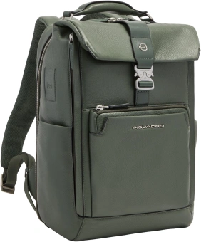 Рюкзак мужской Piquadro Tebe CA7158W144/VE хаки натур.кожа - купить недорого с доставкой в интернет-магазине