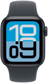 Смарт-часы Apple Watch SE 3 2025 A3325 44мм OLED корп.темная ночь Sport Band рем.темная ночь разм.брасл.:S/M (MEHN4J/A) - купить недорого с доставкой в интернет-магазине