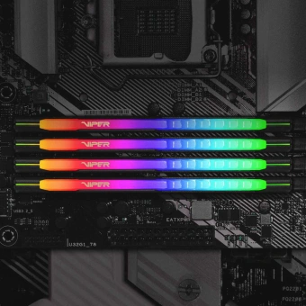 Память DDR4 2x16GB 3600MHz Patriot PVSR432G360C0K Viper Steel RGB RTL Gaming PC4-28800 CL20 DIMM 288-pin 1.35В dual rank с радиатором Ret - купить недорого с доставкой в интернет-магазине