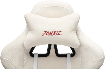 Кресло игровое Zombie Instinct молочный с подголов. крестов. пластик - купить недорого с доставкой в интернет-магазине