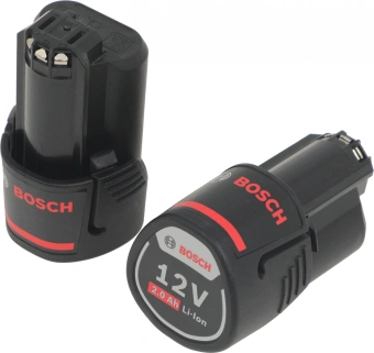 Батарея аккумуляторная Bosch GBA 12В 2Ач Li-Ion (З/У в компл.) (1600A019R8) - купить недорого с доставкой в интернет-магазине