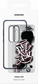 Чехол (клип-кейс) Samsung для Samsung Galaxy S25 Rugged Flipsuit Case S25 черный/прозрачный (EF-JS931CBEGRU) - купить недорого с доставкой в интернет-магазине