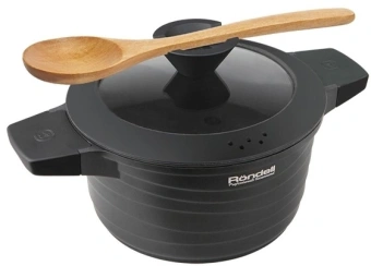 Кастрюля Rondell Walzer RDA-766 4.7л. d=24см (с крышкой) черный - купить недорого с доставкой в интернет-магазине