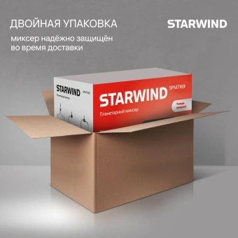 Миксер планетарный Starwind SPM7169 1900Вт бирюзовый - купить недорого с доставкой в интернет-магазине