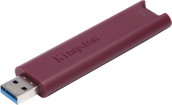 Флеш Диск Kingston 1Tb DataTraveler Max DTMAXA/1TB USB3.2 черный/бордовый - купить недорого с доставкой в интернет-магазине