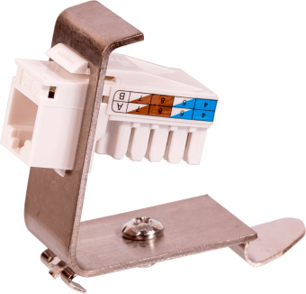 Рамка Lanmaster LAN-DRF-1OK-M наклонная 2xKeystone (упак.:1шт) - купить недорого с доставкой в интернет-магазине