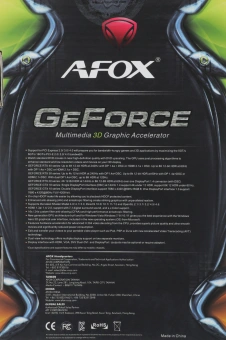 Видеокарта Afox PCI-E 3.0 AF610-2048D3L5-V3 NVIDIA GeForce GT 610 2Gb 64bit GDDR3 810/1333 DVIx1 HDMIx1 CRTx1 HDCP Ret low profile - купить недорого с доставкой в интернет-магазине