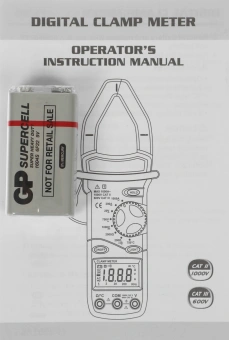 Клещи токоизмерительные Mastech MS2001C цифр. измер.ток:переменный черный (13-1310) - купить недорого с доставкой в интернет-магазине