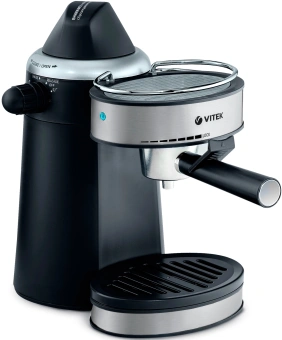 Кофеварка рожковая Vitek VT-1510 черный - купить недорого с доставкой в интернет-магазине