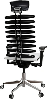 Кресло руководителя эргономичное Метта Equalizer L2-47D белый/черный сиденье белый/черный экокожа с подголов. крестов.5-луч. металл хром - купить недорого с доставкой в интернет-магазине